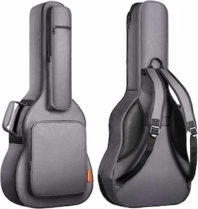 CAHAYA - Funda de Guitarra Universal Bolsa Guitarra Acolchada 18mm con 5 Bolsillos para Guitarra Acústica Clásica - Última Versión Reforzada